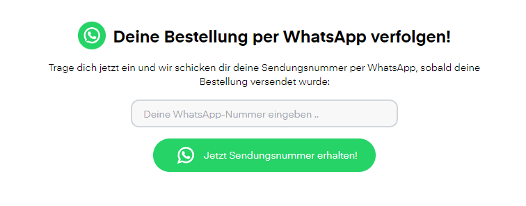 Chatarmin is the only WhatsApp Marketing Tool to offer a Shopware Thank You Page Widget
